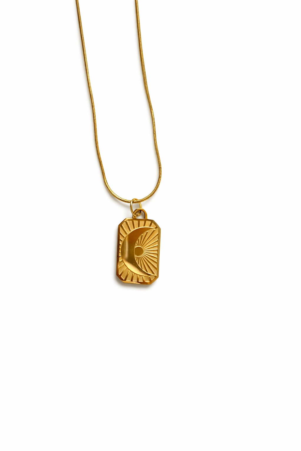 Celestial moon necklace