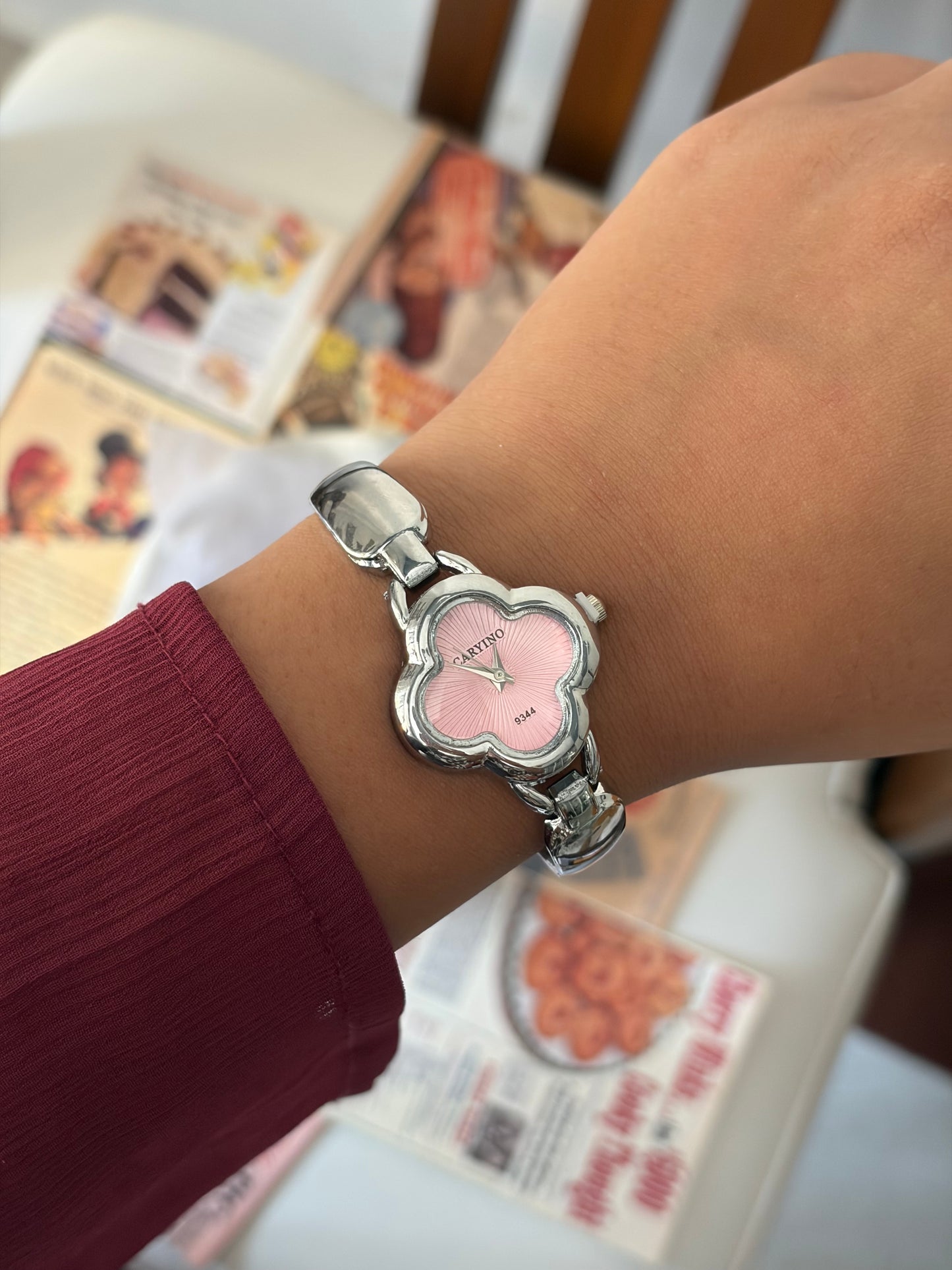Fiona silver watch
