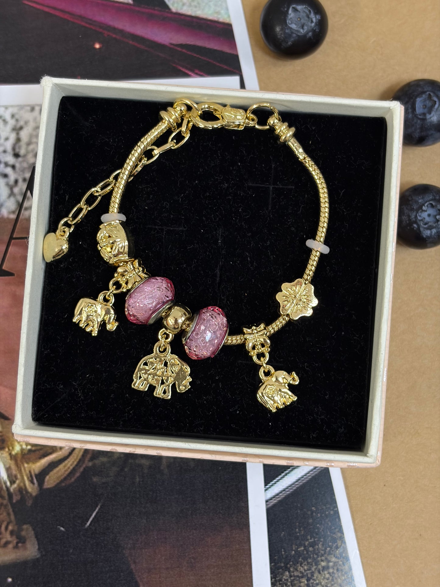 Pink elephant pandora