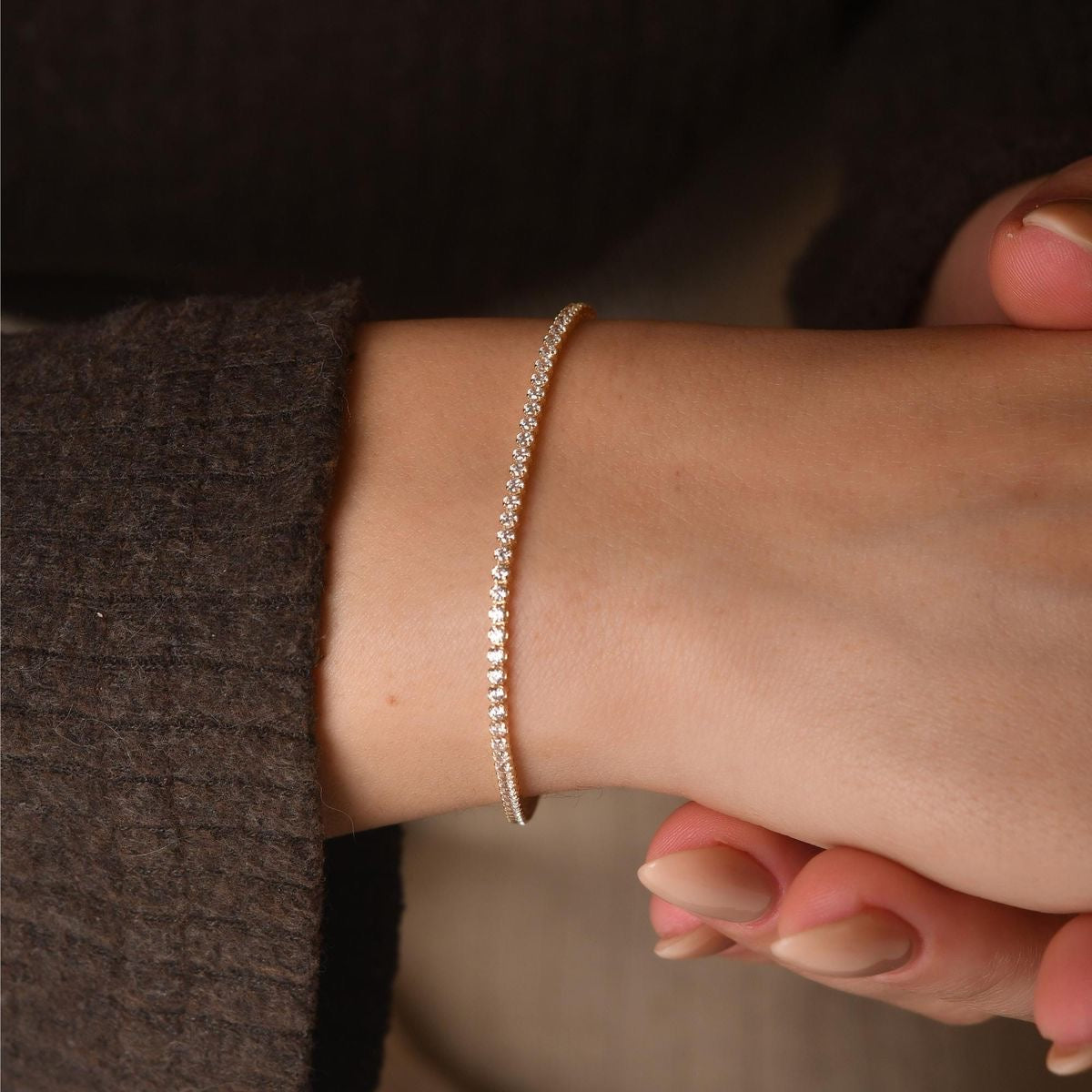 Becca mini tennis bracelet
