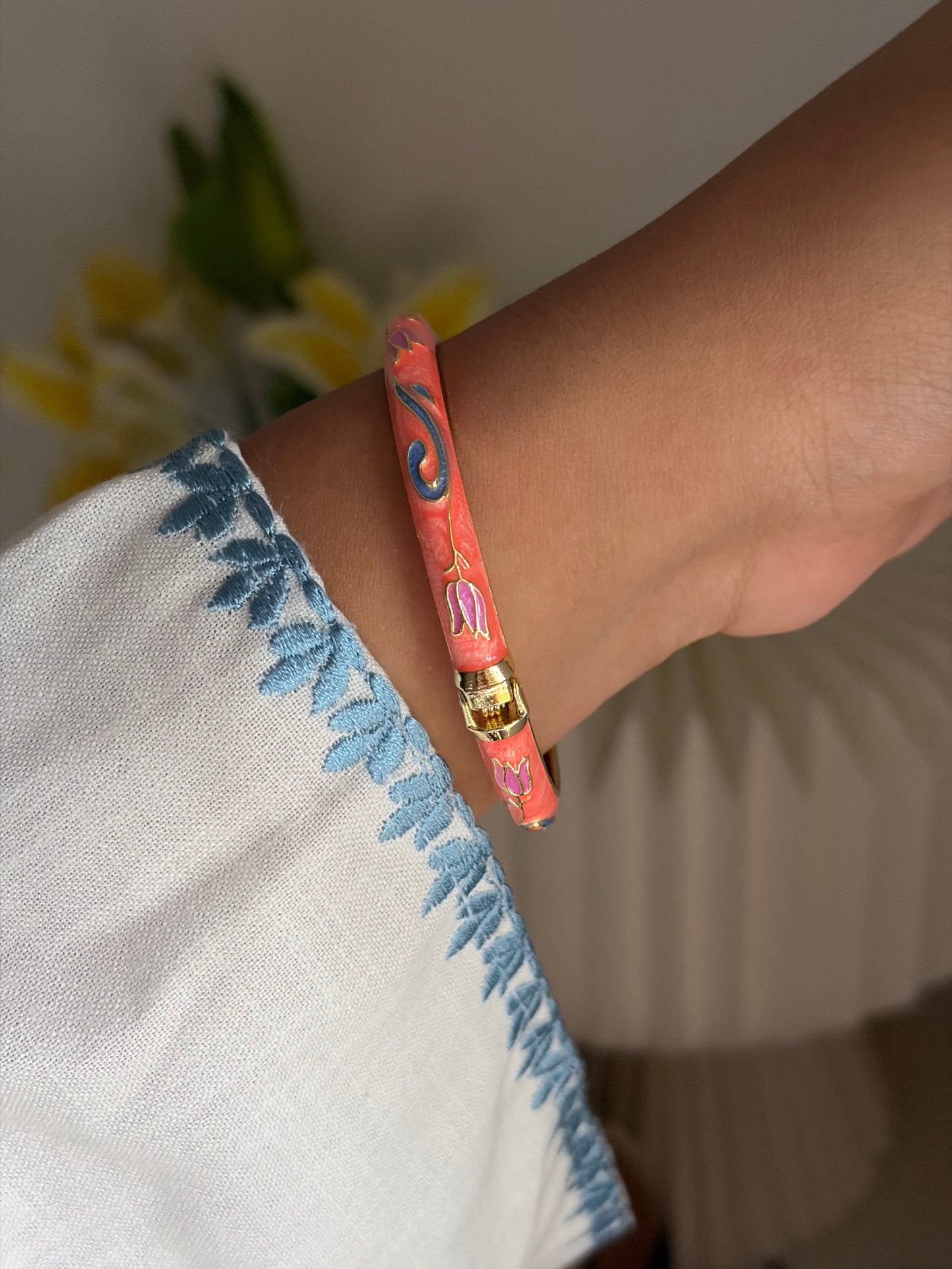 Betty enamel bangle