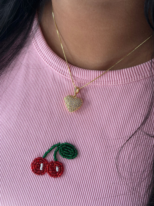 Sweet diamond locket
