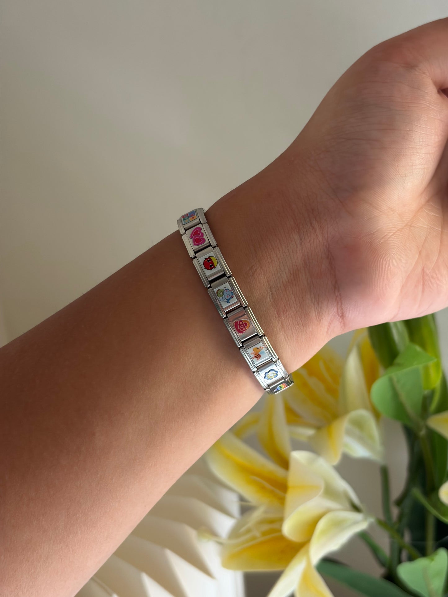 Buddy bee Italian charm bracelet