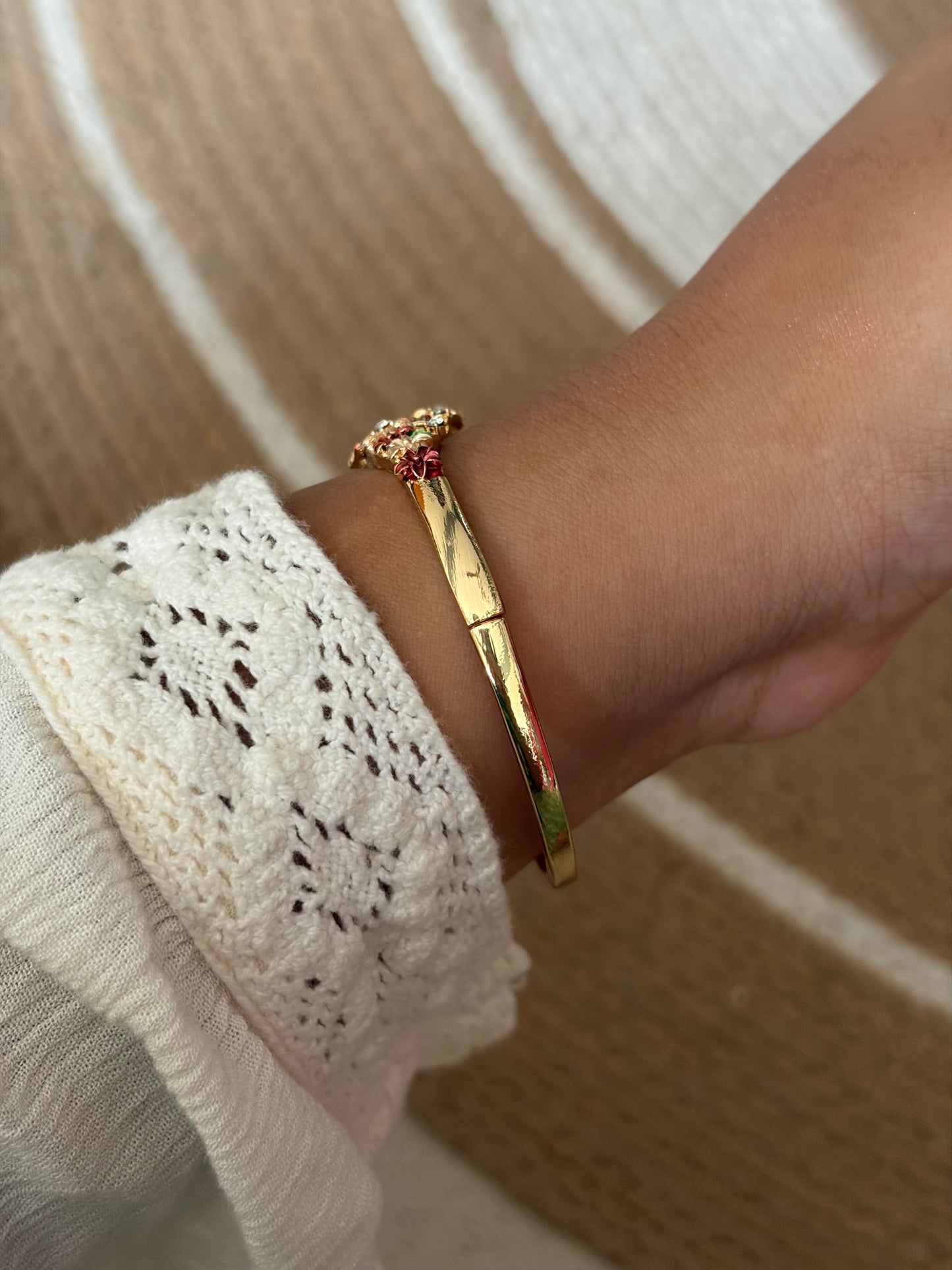 Earthy botanical bangle
