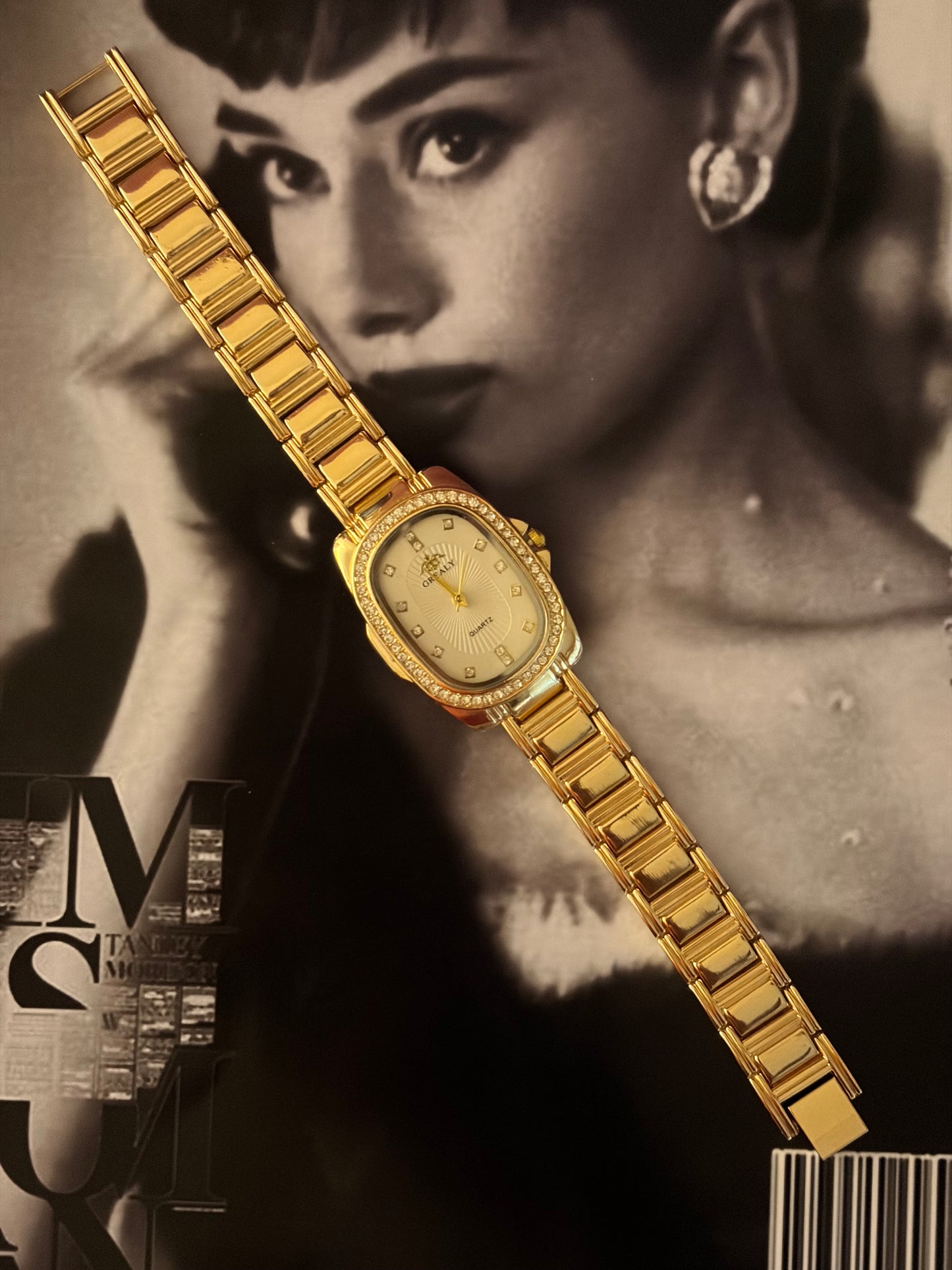 Timeless chunky diamond watch