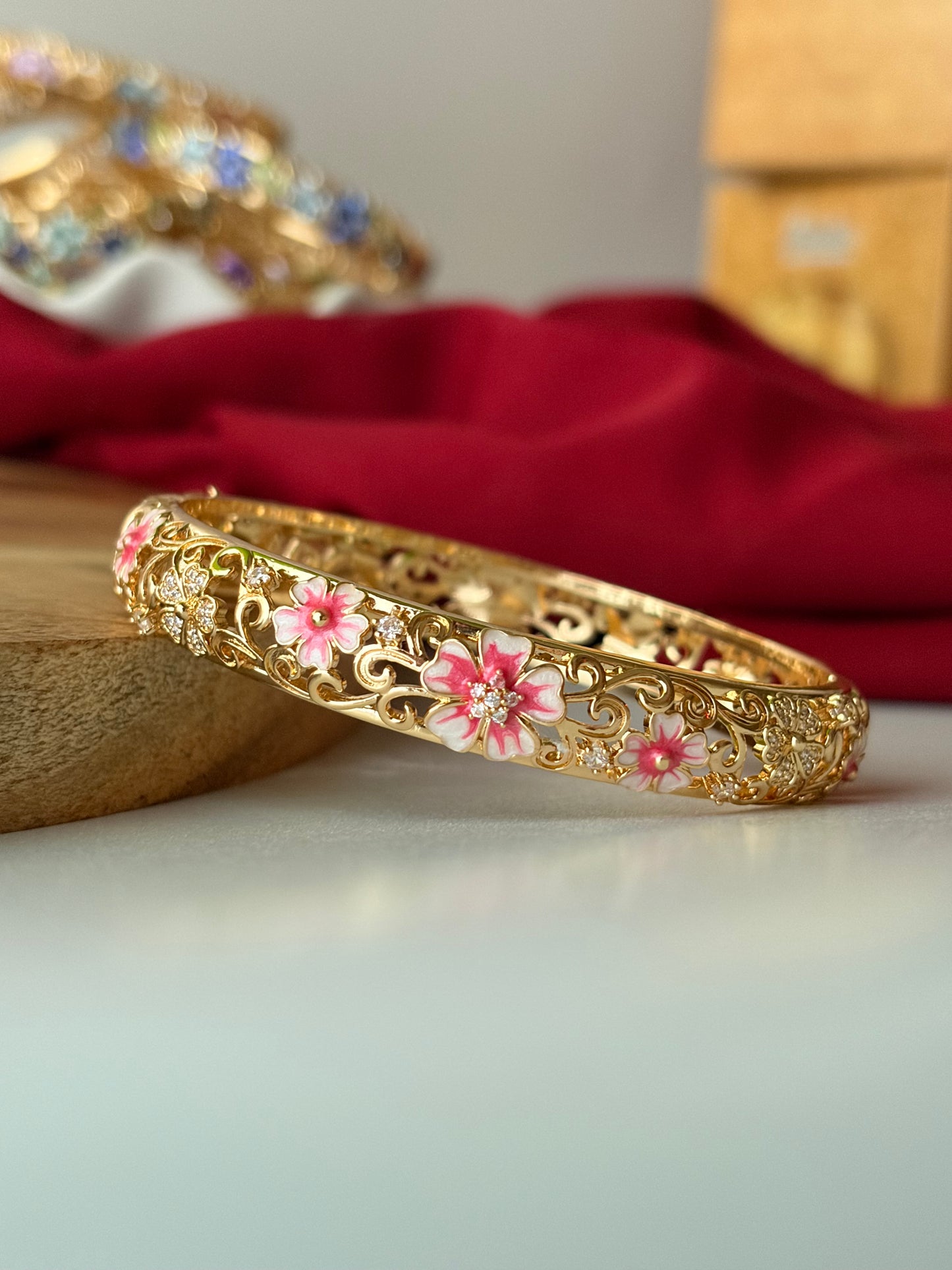 Marigold botanical bracelets