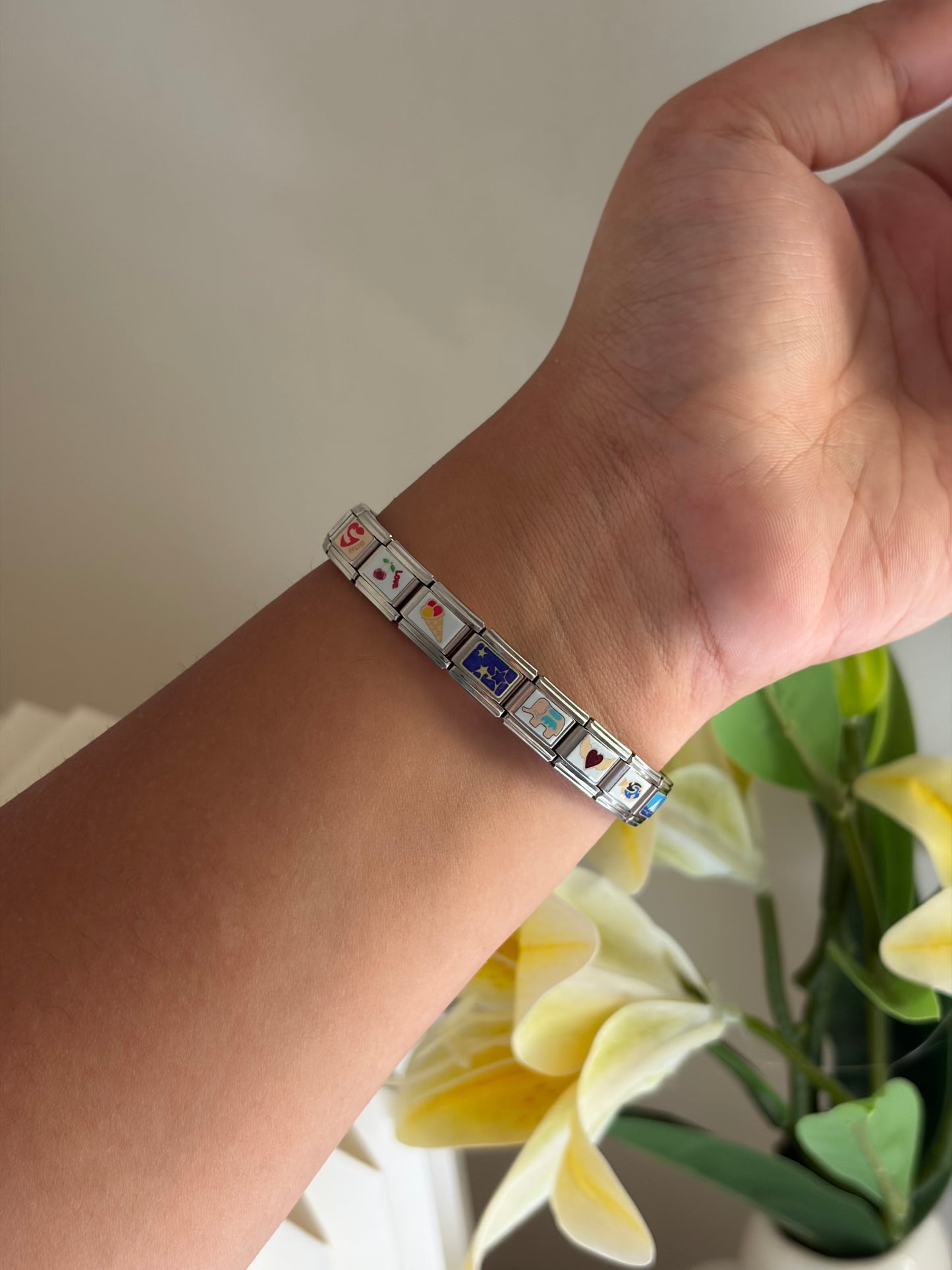 No nazar Italian charm bracelet