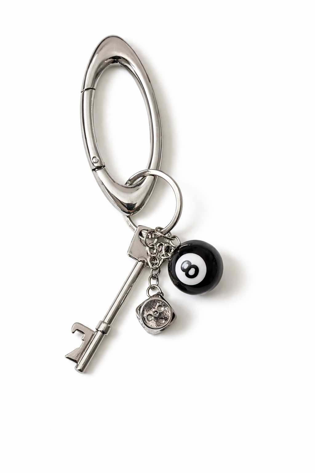 Carabiner stainless steel Bag Charm