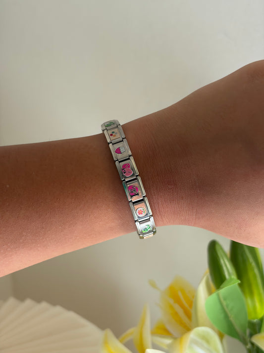 Dino Italian charm bracelet