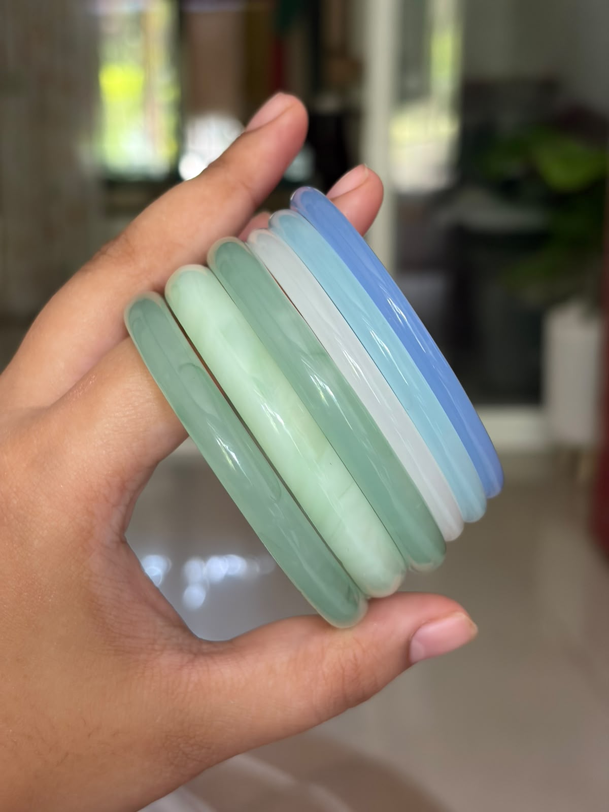 matcha jelly bangles