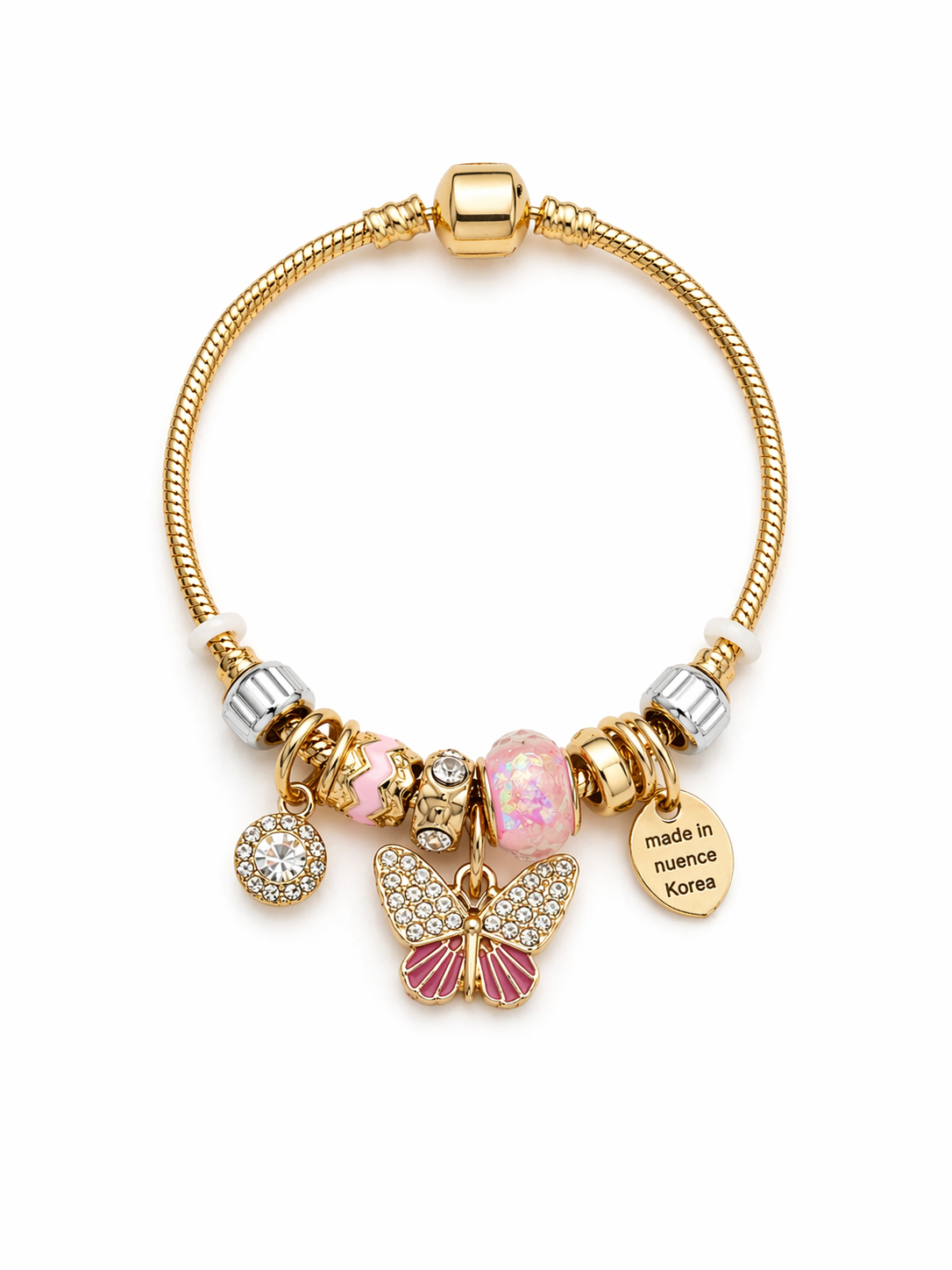 Blush butterfly pandora
