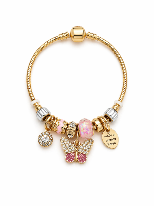 Blush butterfly pandora