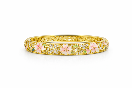 Blush bazar botanical bracelet