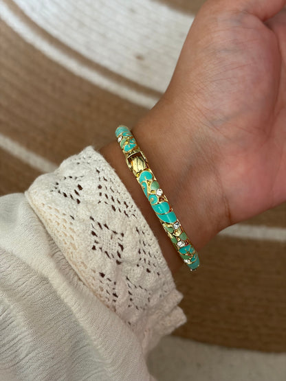 Tanya enamel bangle