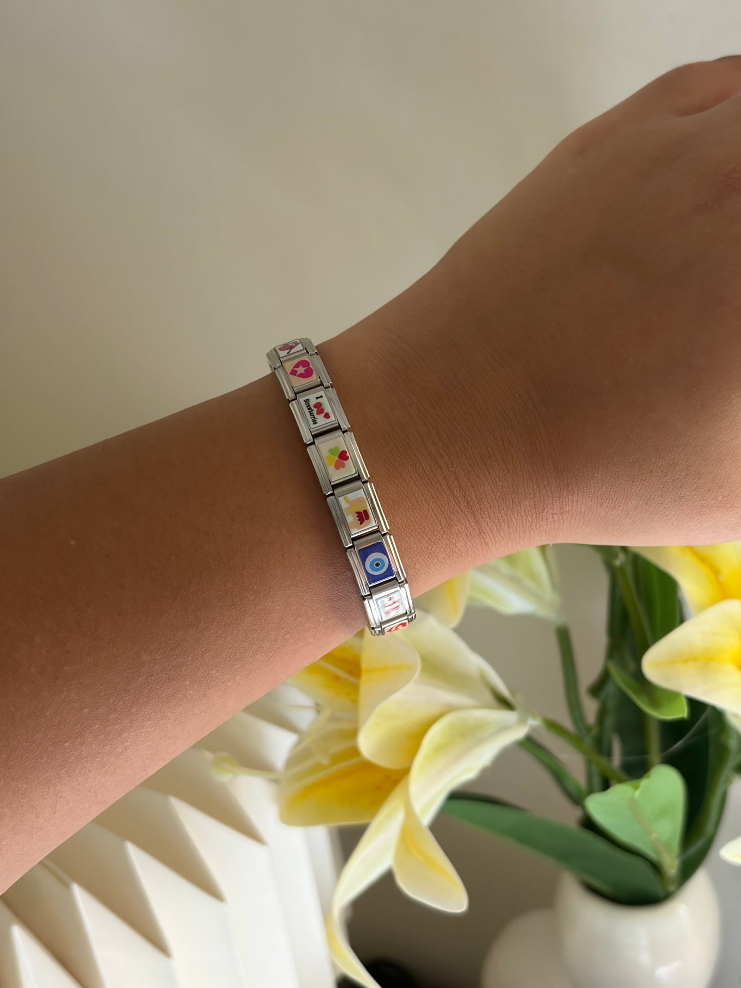 No nazar Italian charm bracelet