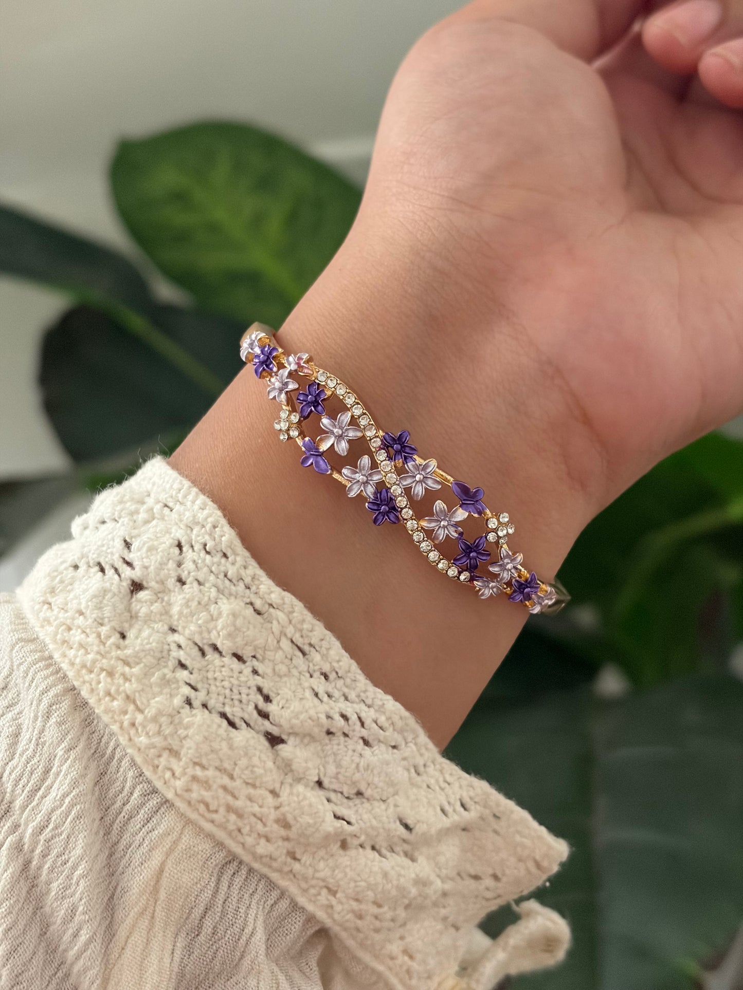 gardenia botanical bracelet