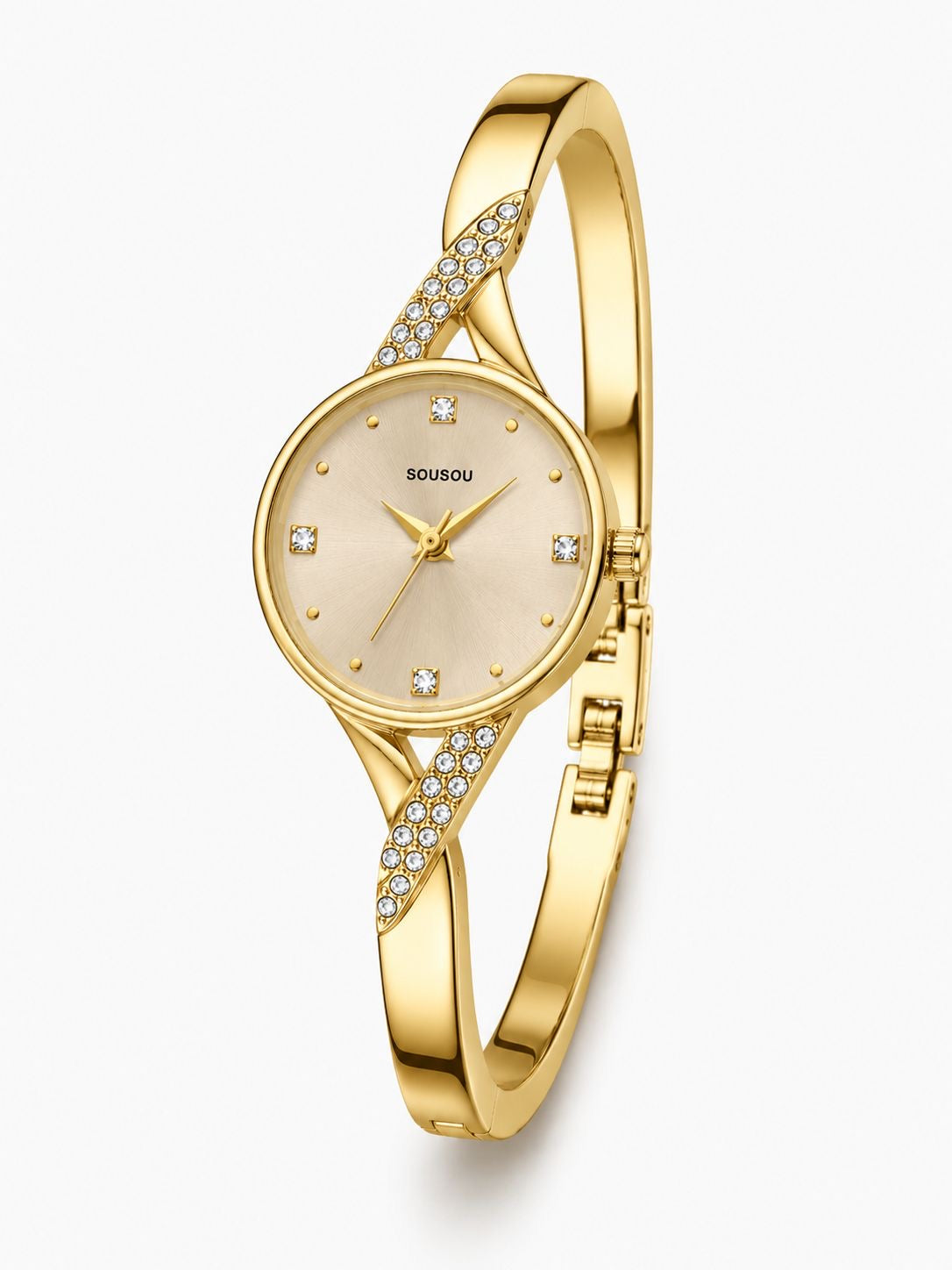 Betty beige bangle watch