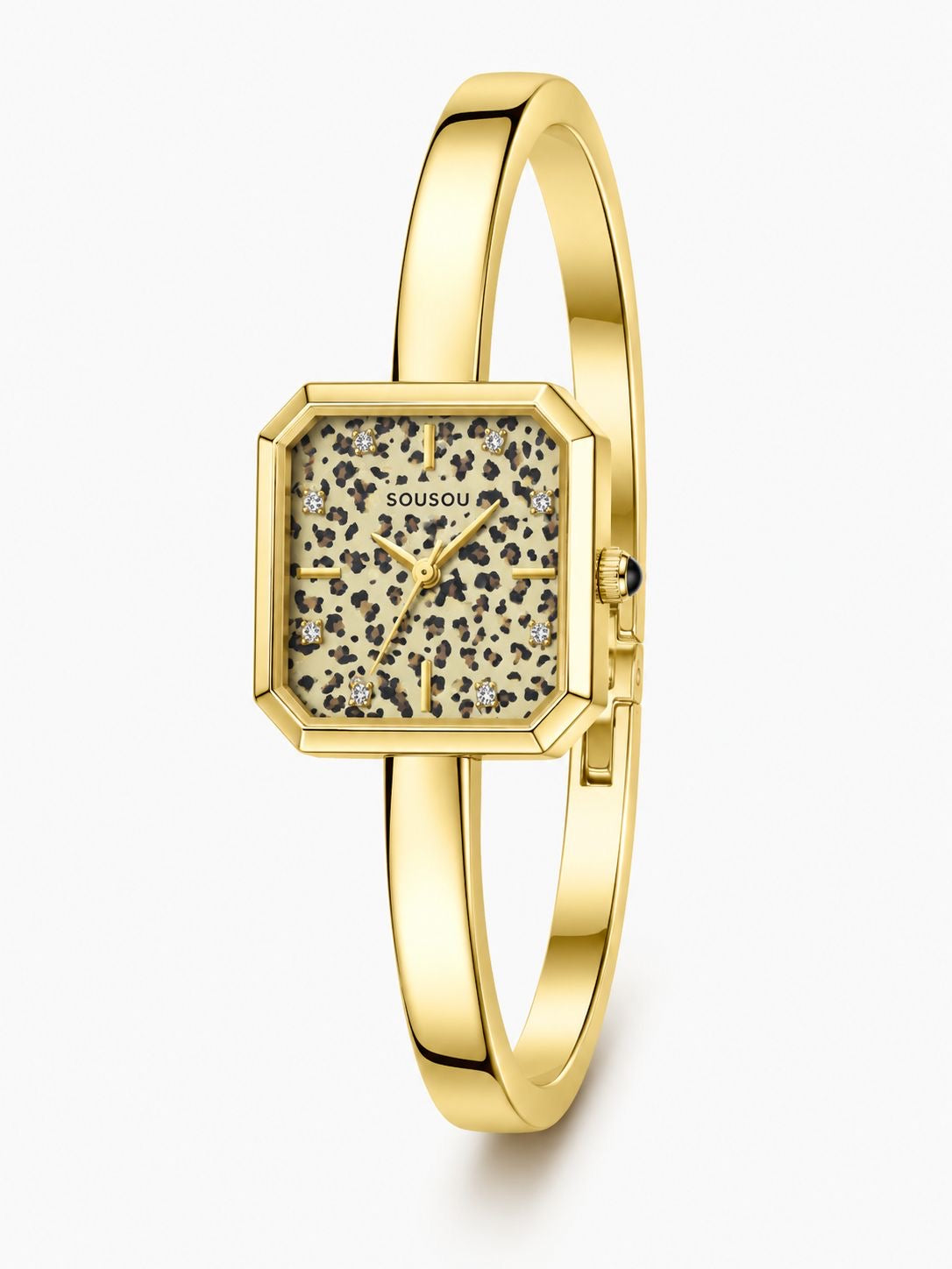 Becca print bangle watch