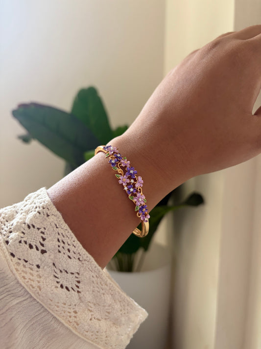 Sakura botanical bracelet