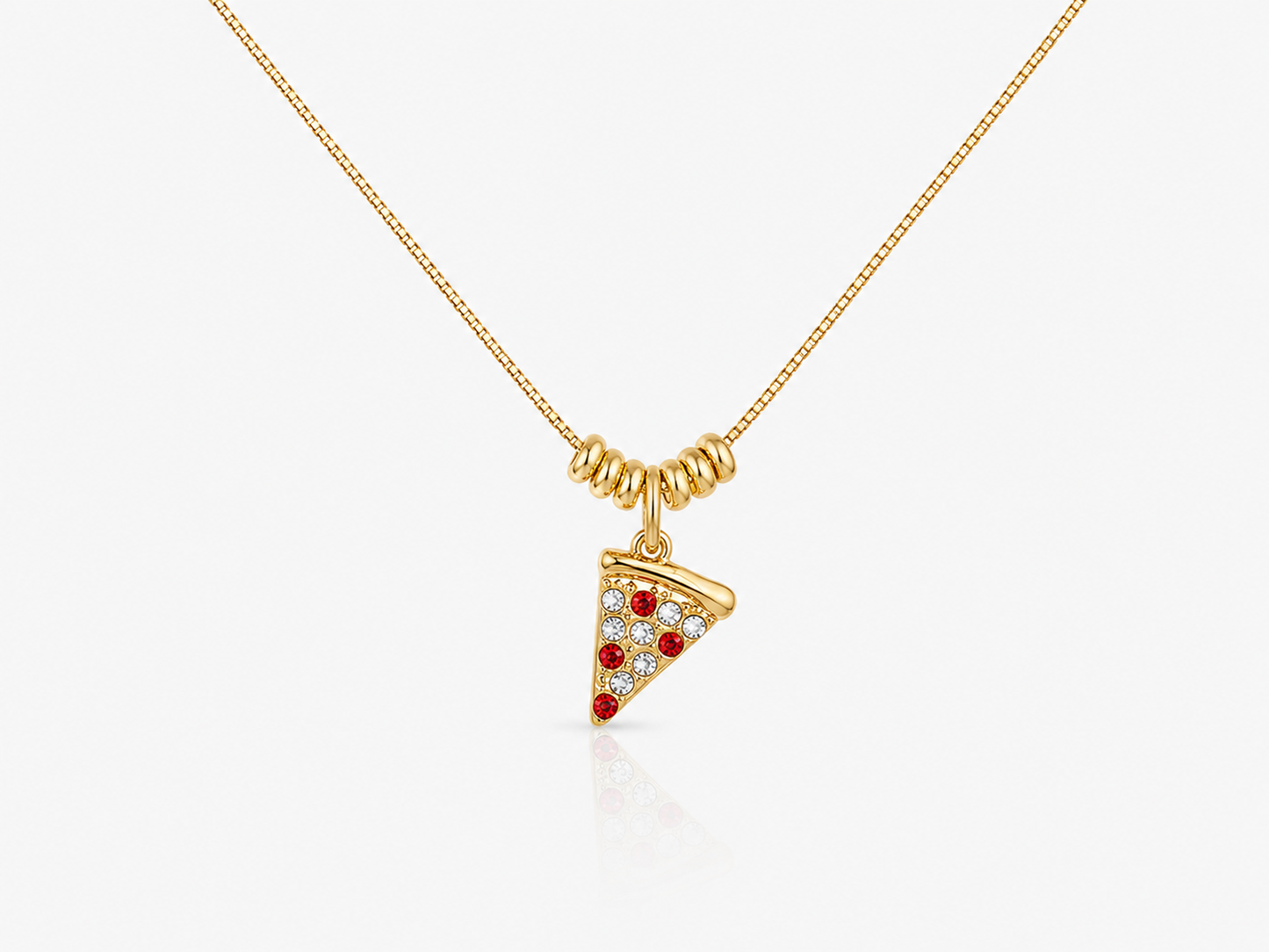 Golden crust neckpiece