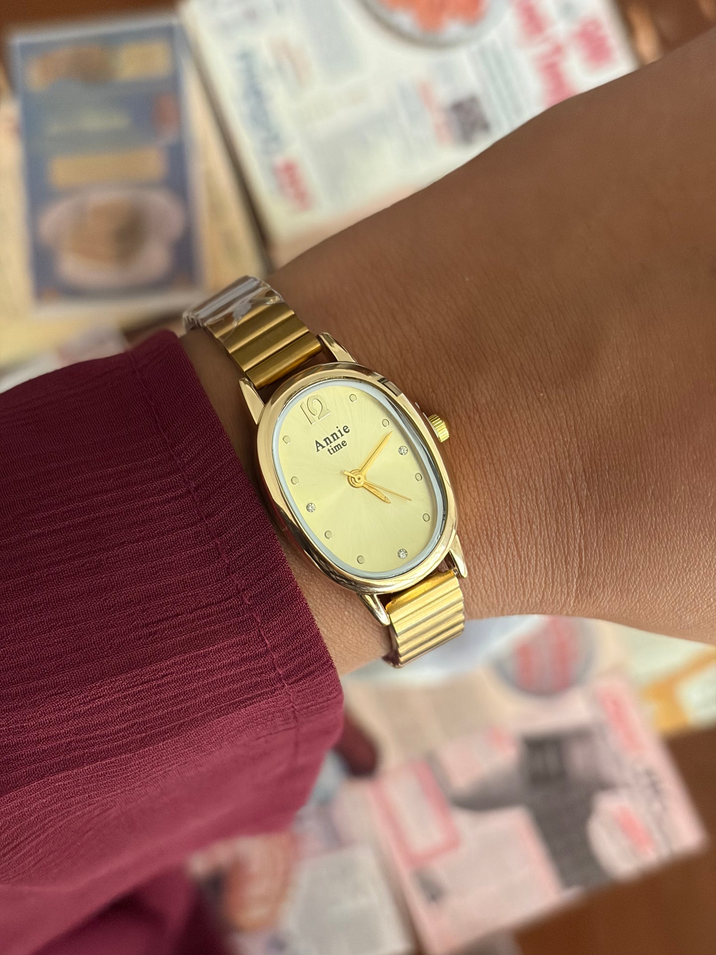 Estelle beige watch