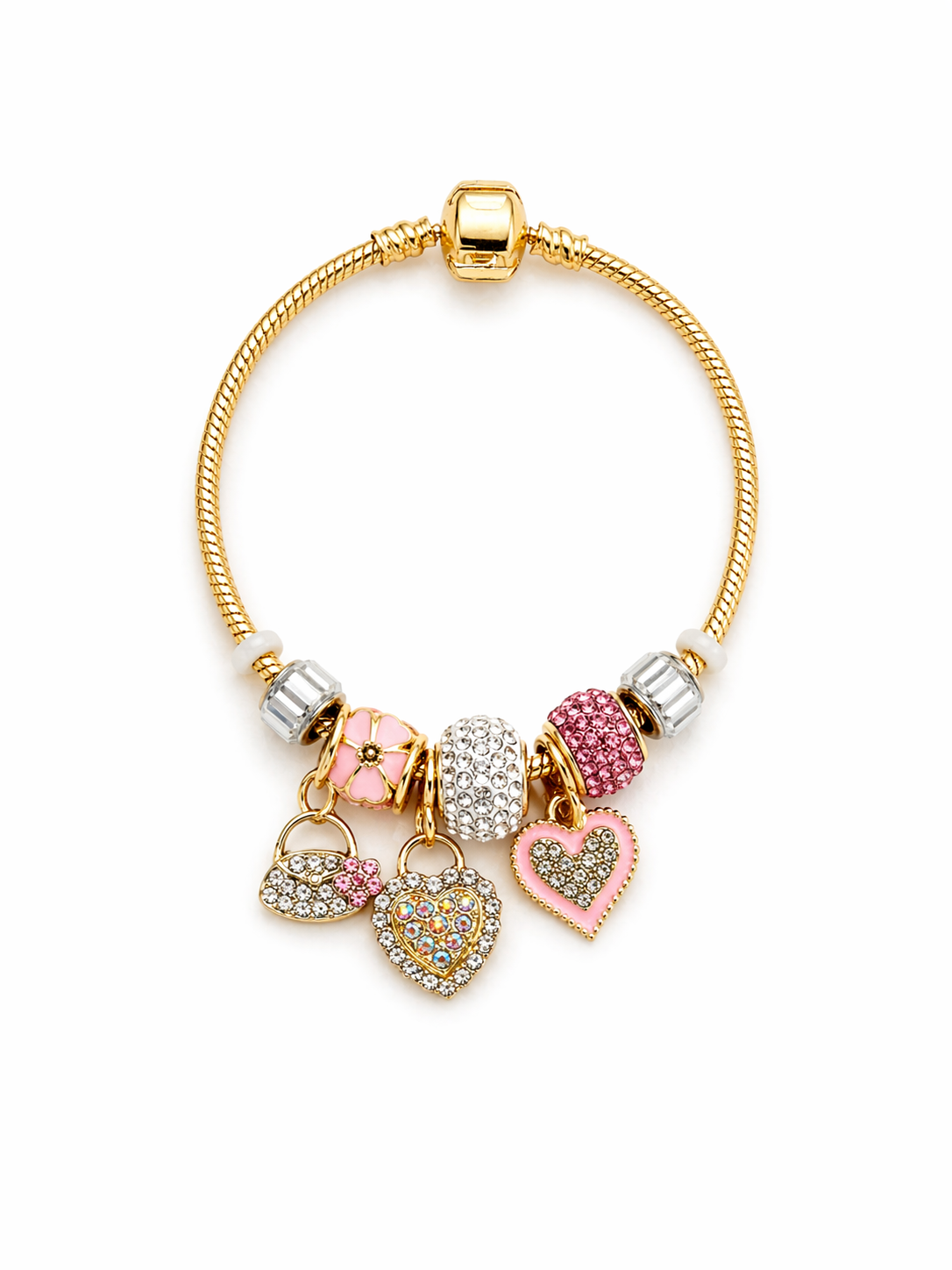 Blush heart pandora