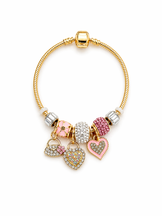 Blush heart pandora