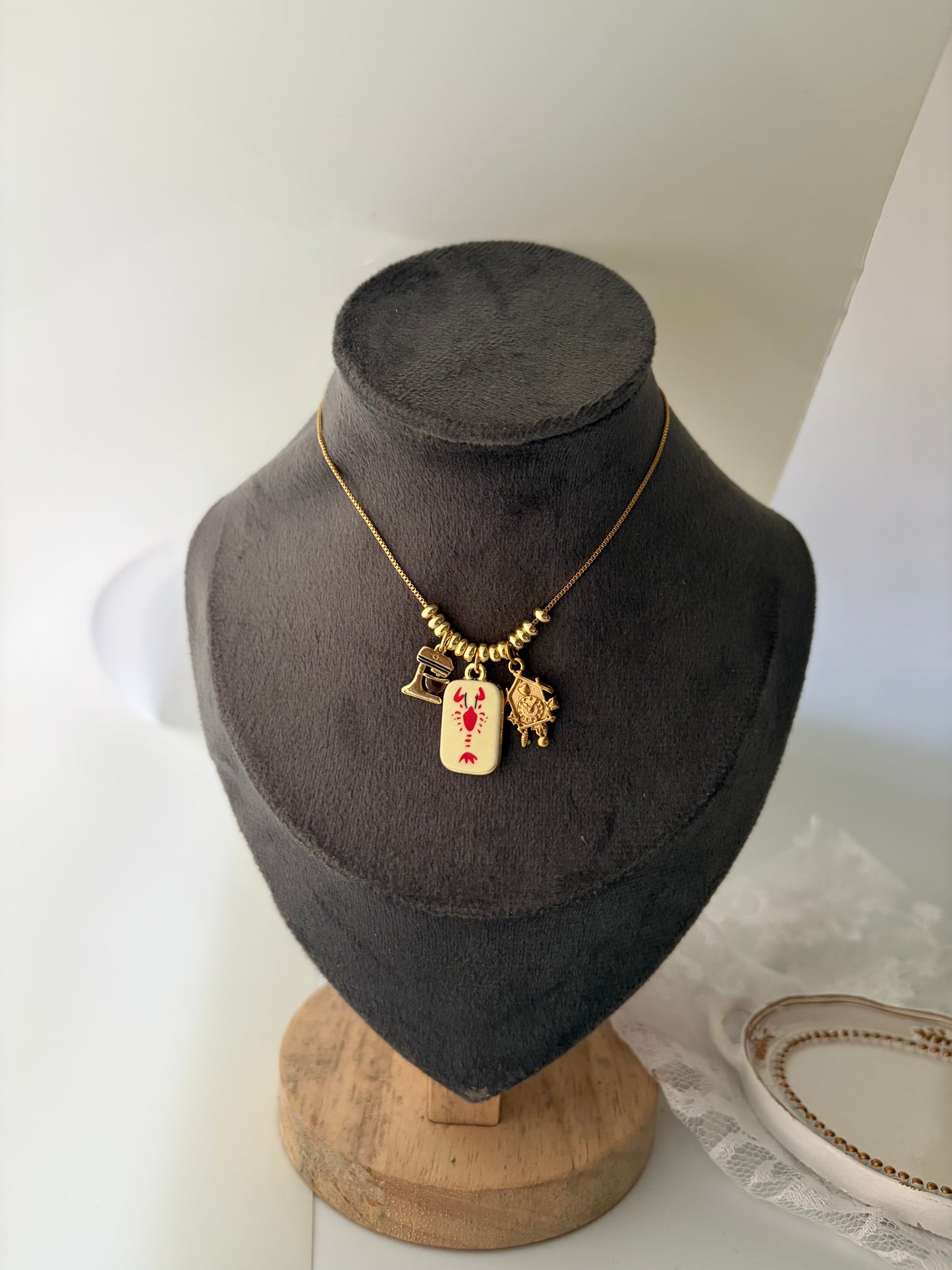 Grandma’s Recipe neckpiece