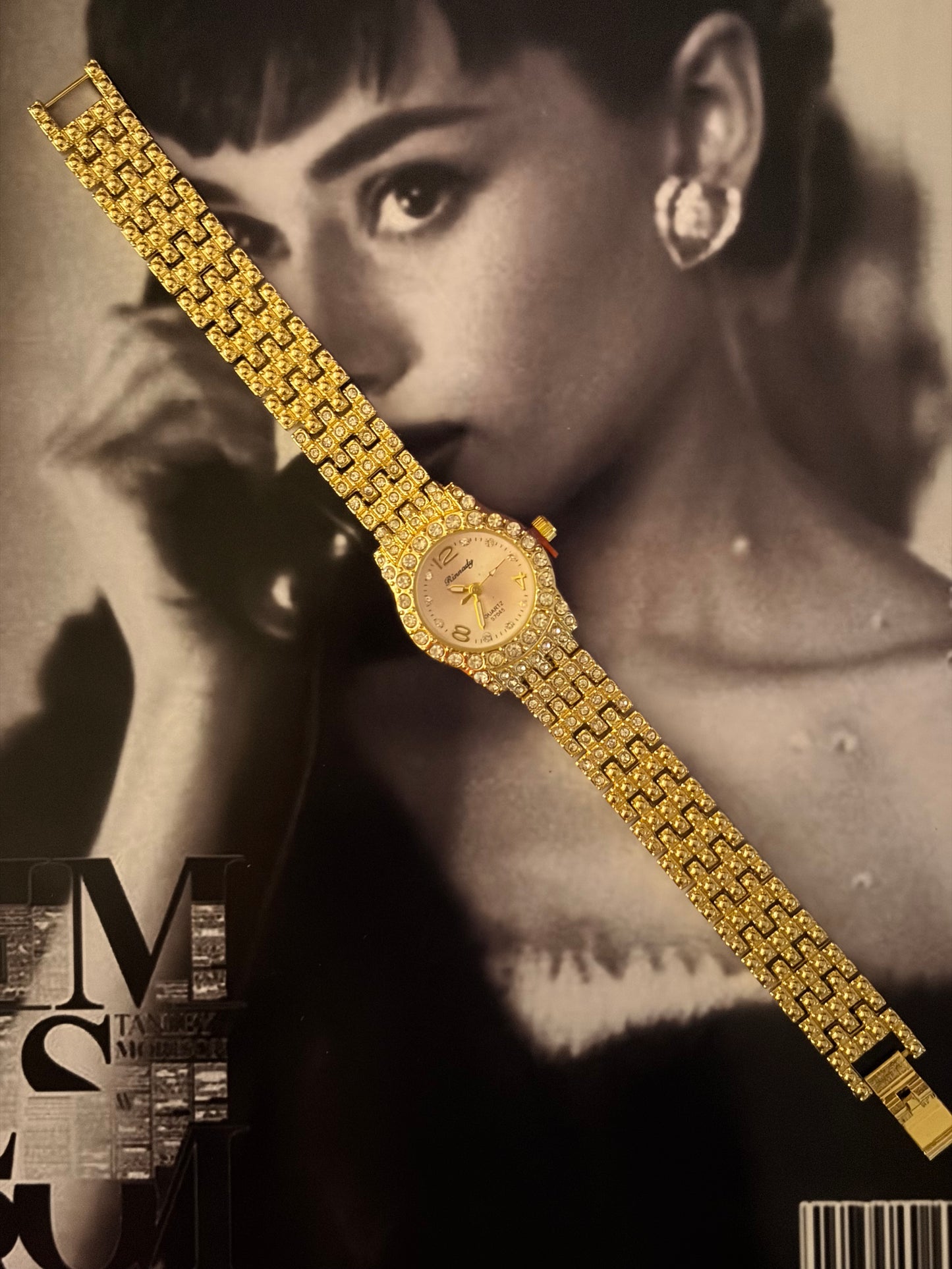 The blush dial watch