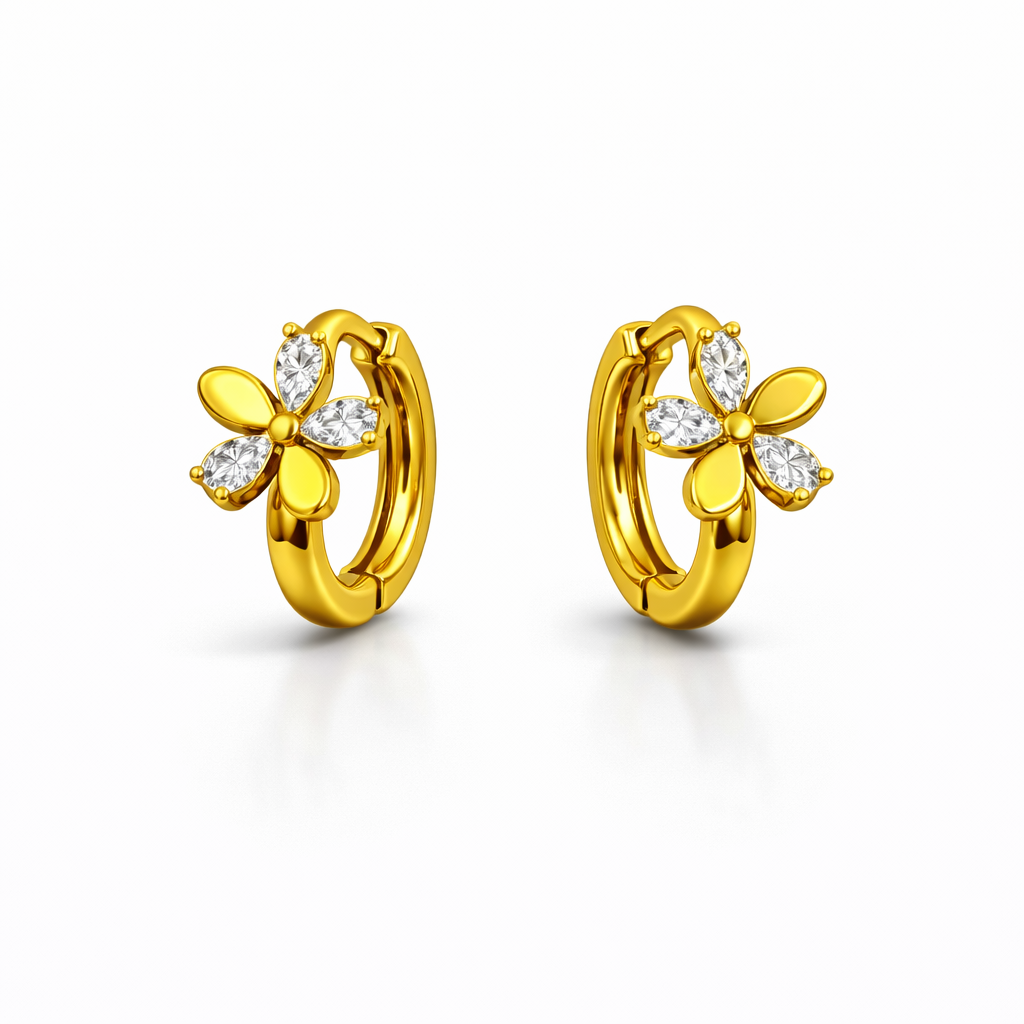 Rita flower hoops