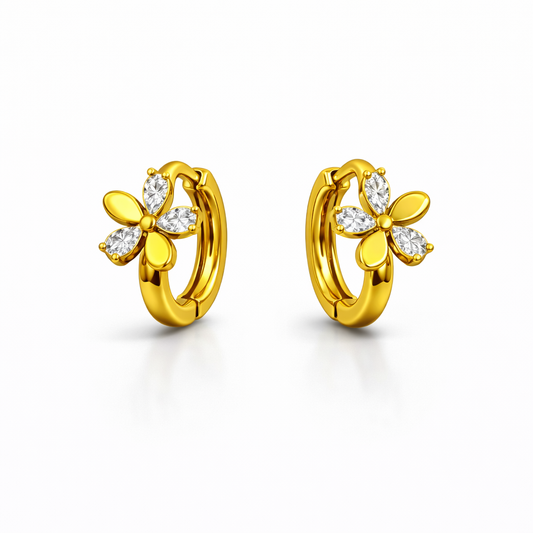 Rita flower hoops