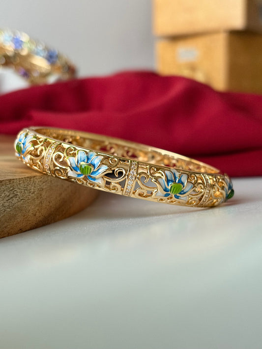 Aster botanical bracelet