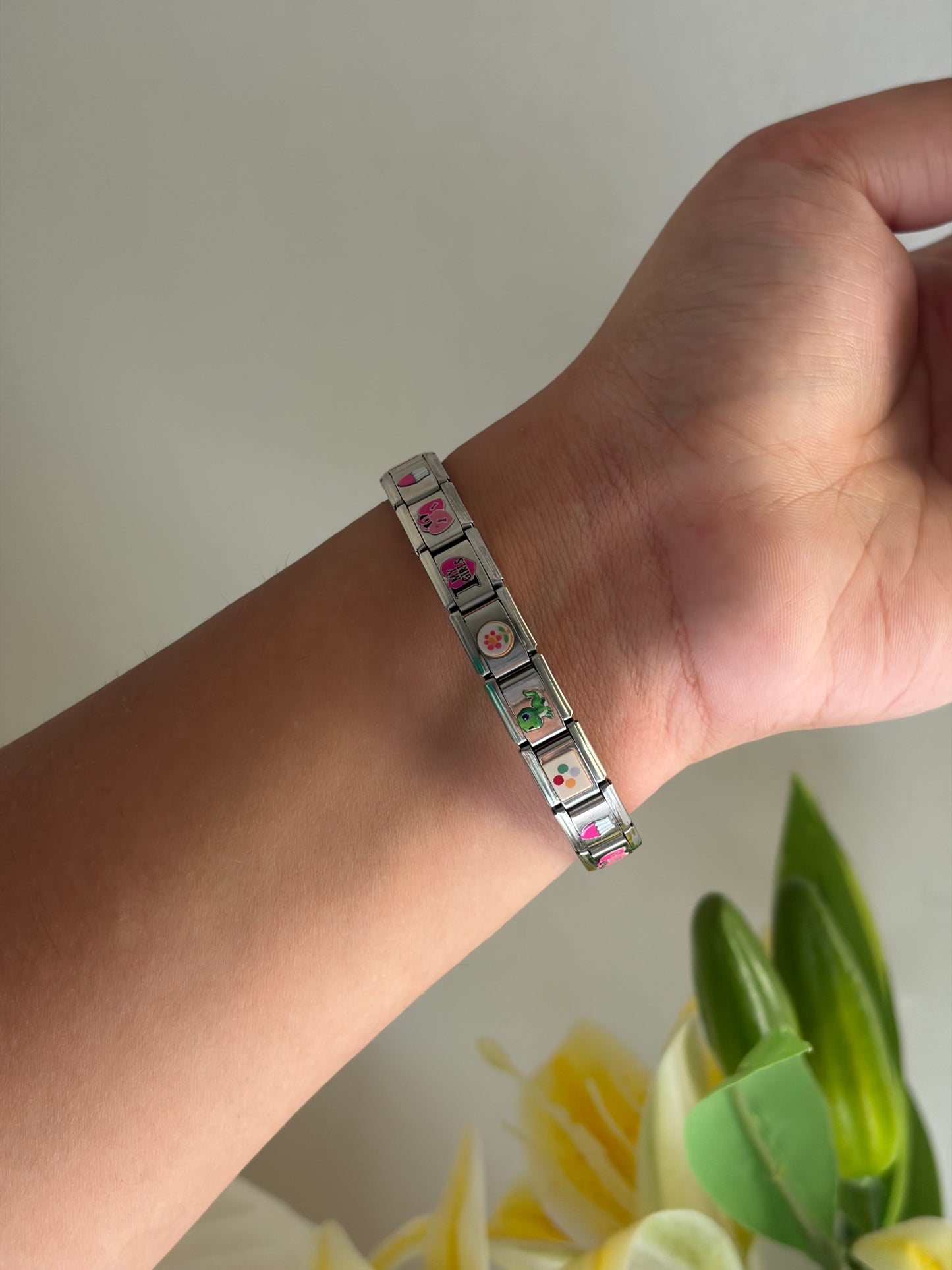 Dino Italian charm bracelet