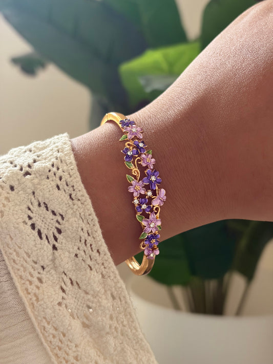 Sakura botanical bracelet