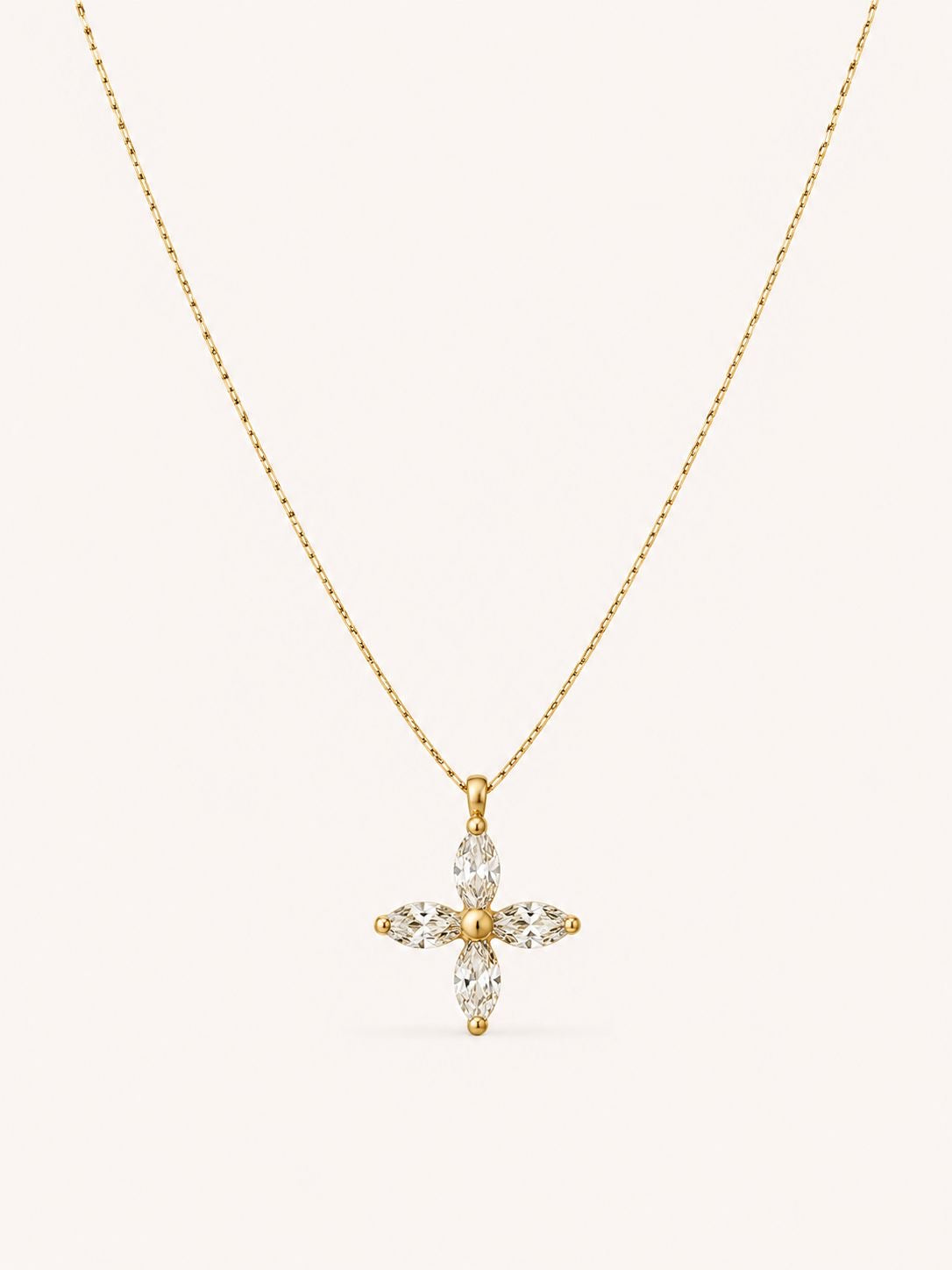 Bloom fine flower neckpiece