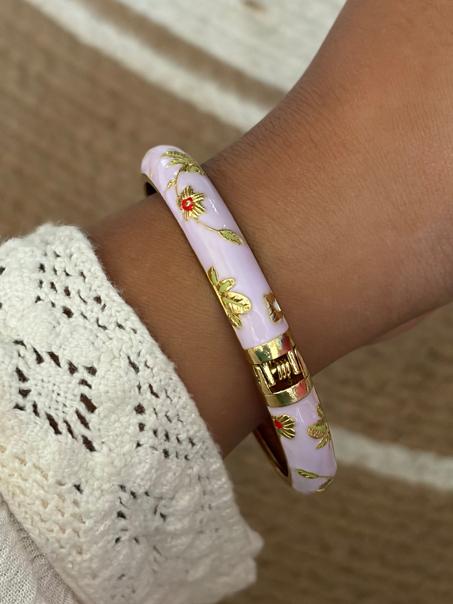 Aria enamel bangle
