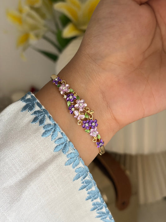 Elara botanical bangle