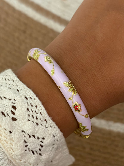 Aria enamel bangle