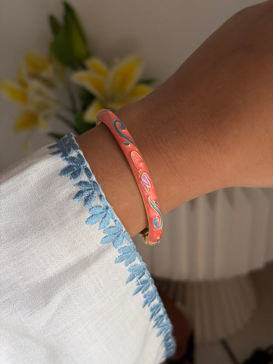 Betty enamel bangle