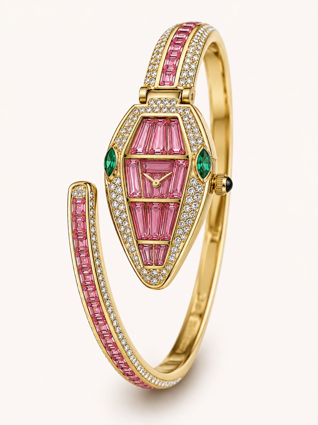 Petal blush hidden watch