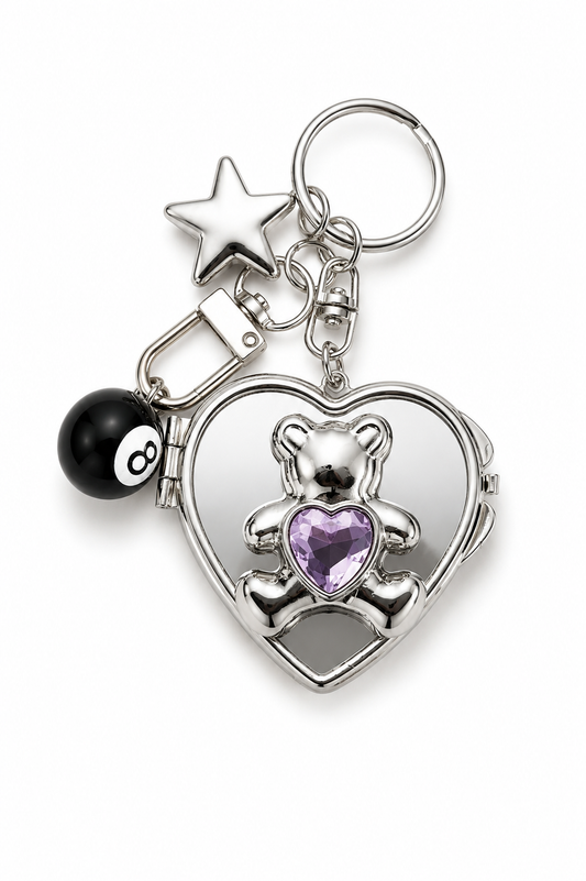 Mirror maze bag charm