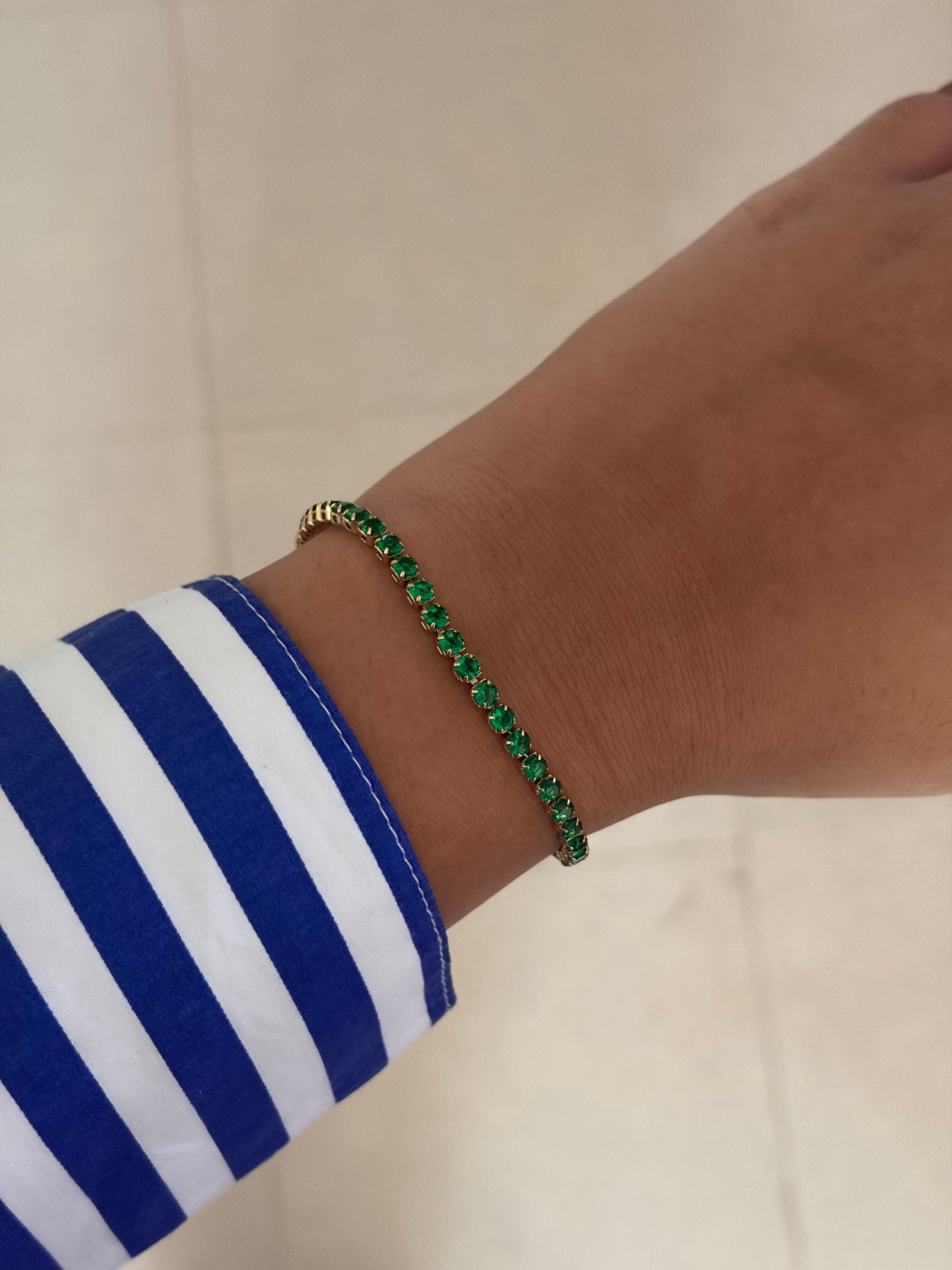 Zara mini tennis bracelet