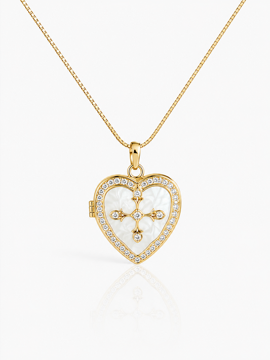 Lovers locket neckpiece