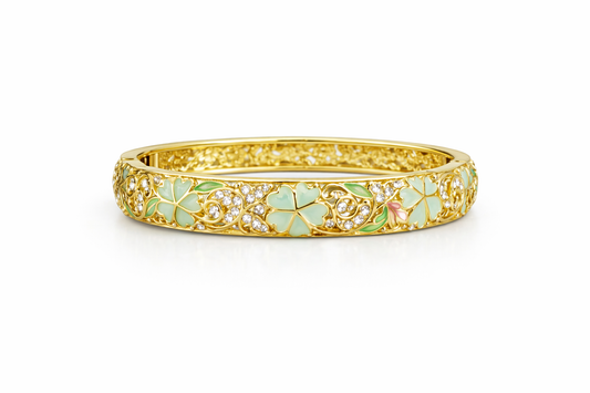 Garden bloom luxe botanical bracelet