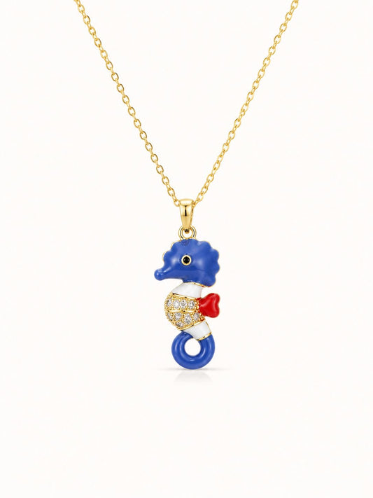 Marty sea horse neckpiece