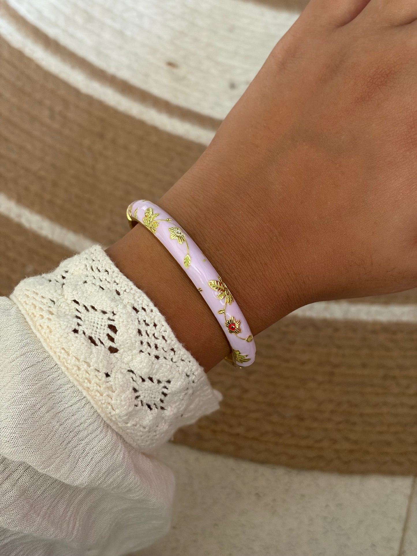 Aria enamel bangle