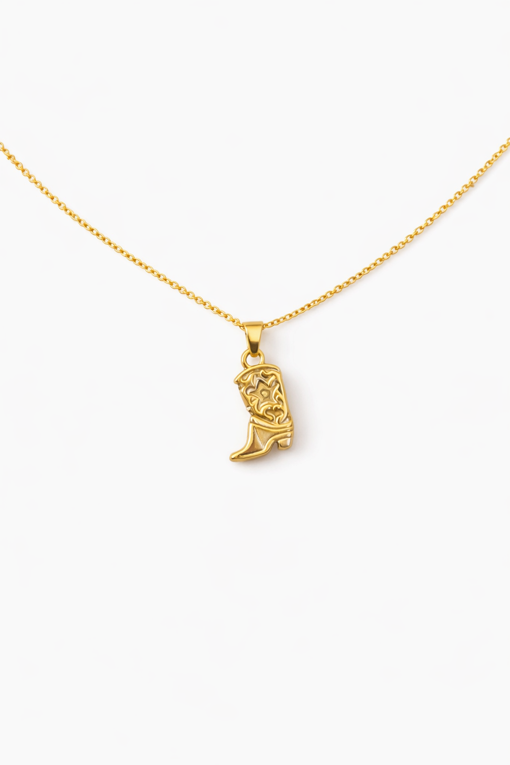 The boots necklace