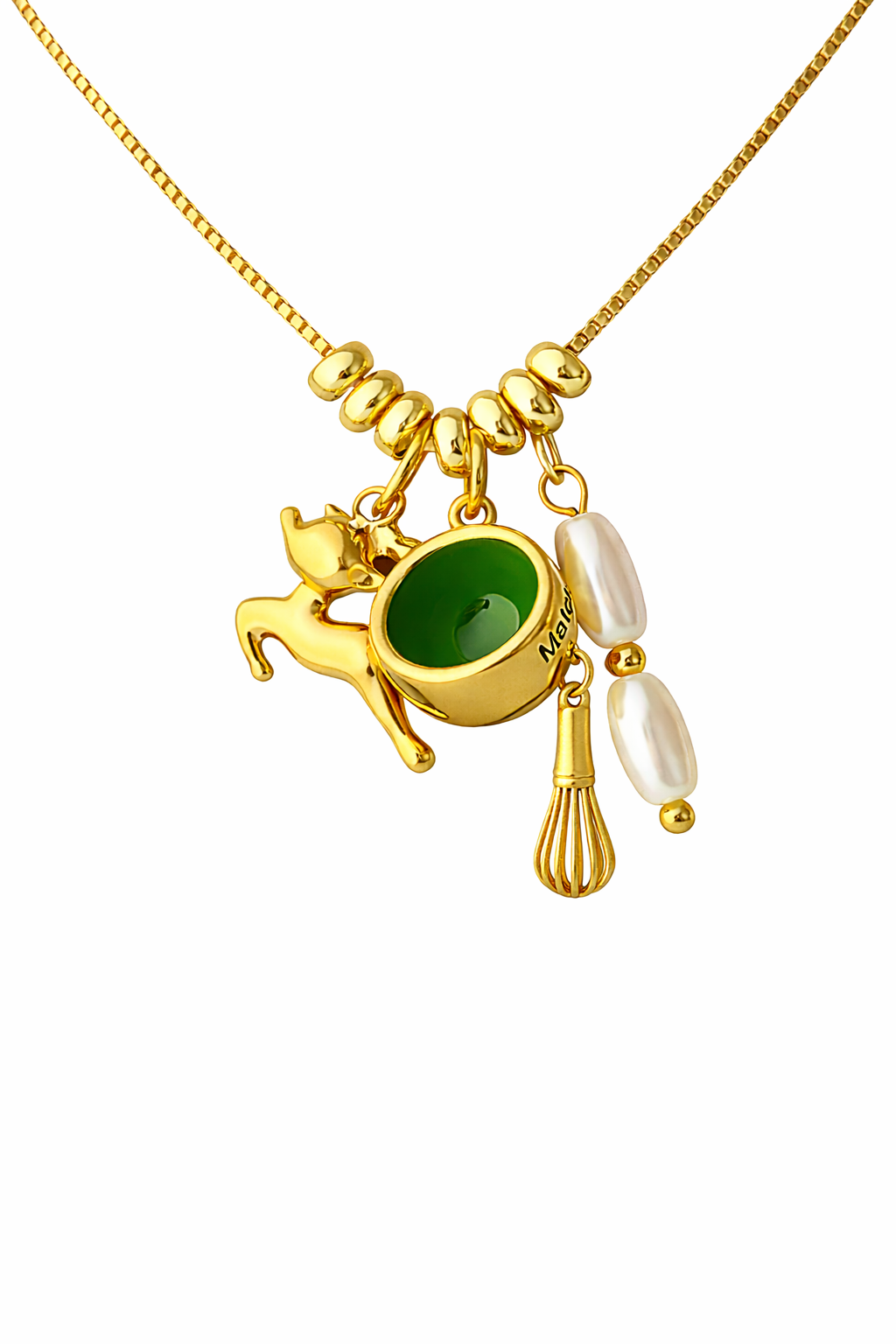 Willow & Matcha neckpiece