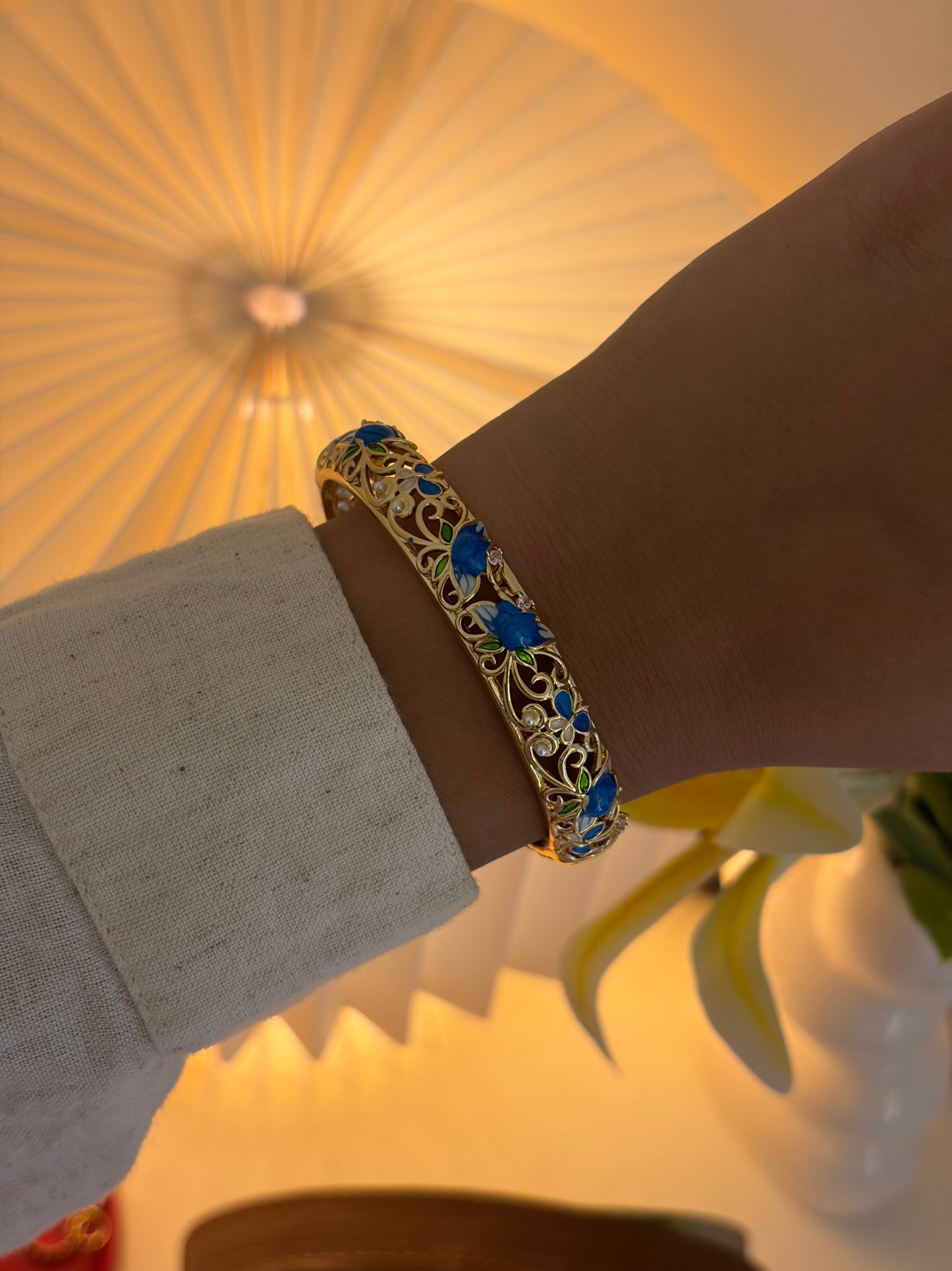 Rita botanical bangle