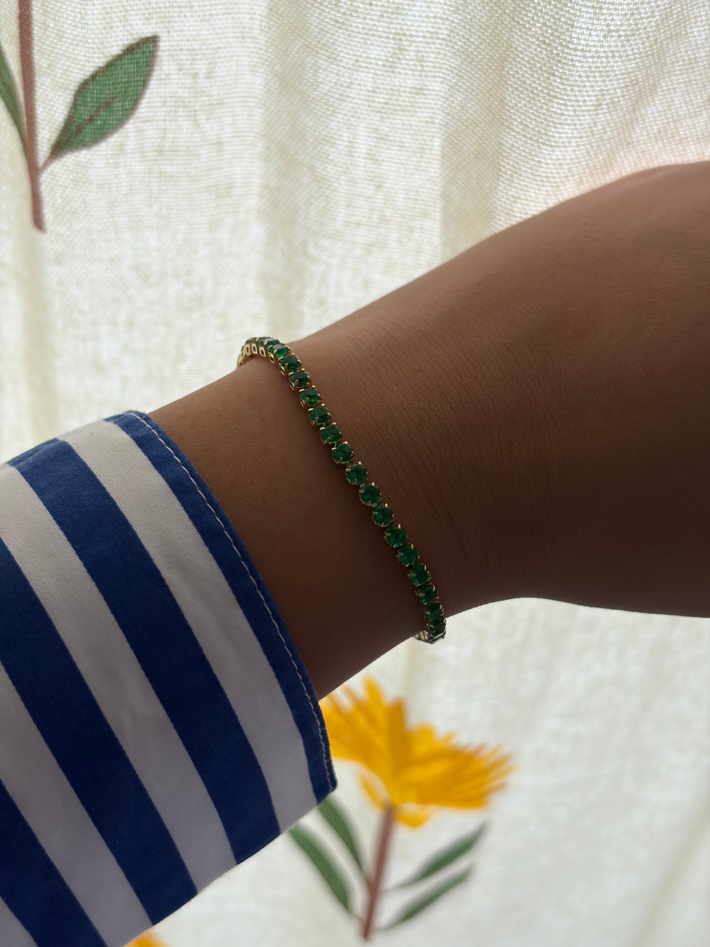 Zara mini tennis bracelet